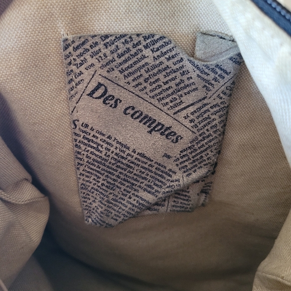 Maurizio Taiuti Turquoise Newsprint Crossbody Bag - Picture 8 of 9